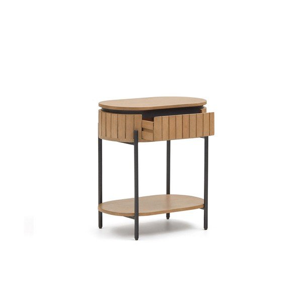 Mangófa éjjeliszekrény Licia - Kave Home-image-2