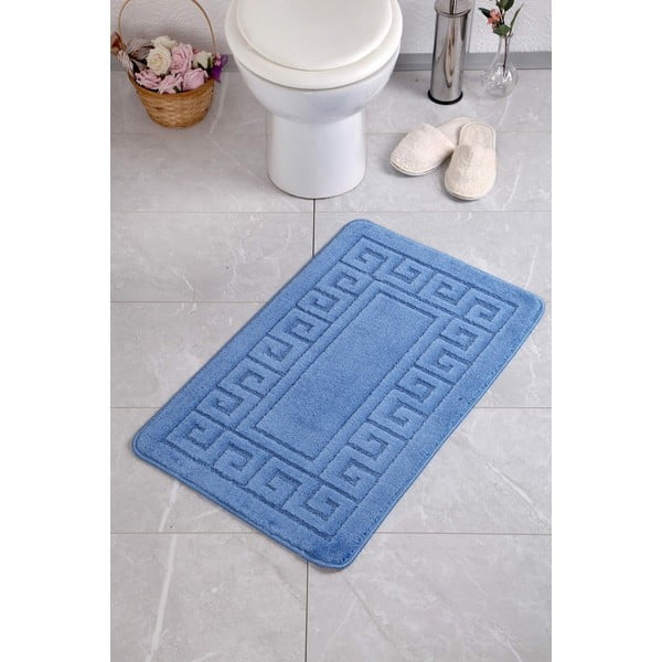 Kék fürdőszobai kilépő 50x70 cm Ethnic – Foutastic