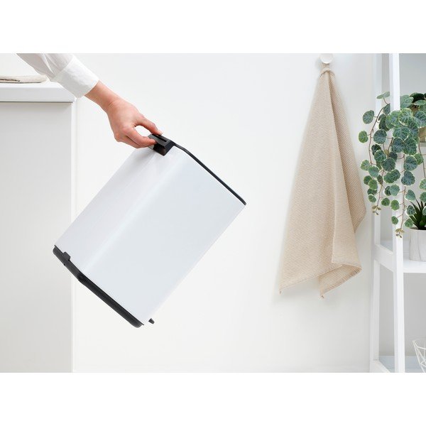 Fehér acél pedálos szemetes 12 l Bo – Brabantia-image-2
