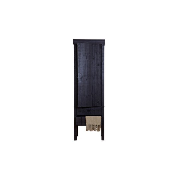 Summit Black fekete, borovi fenyőfa szekrény - BePureHome-image-3