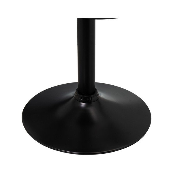 Fekete bőr utánzat állítható magasságú bárszék szett 2 db-os (ülésmagasság 72 cm) – Casa Selección-image-4