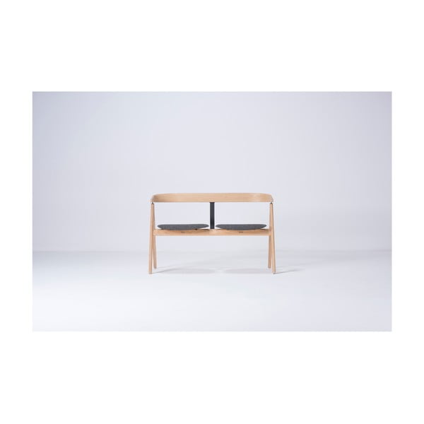 Ava tölgyfa pad szürke ülőkével - Gazzda-image-4