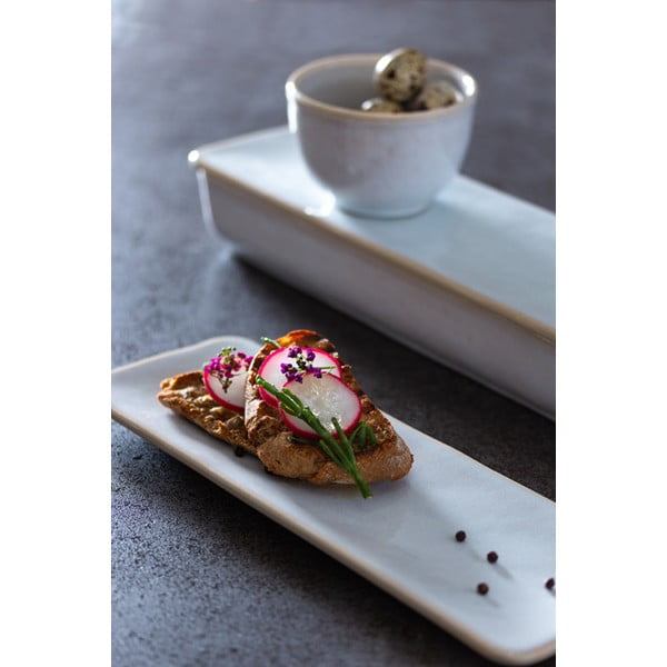 Roda fehér agyagkerámia tálka, ⌀ 10 cm - Costa Nova-image-1