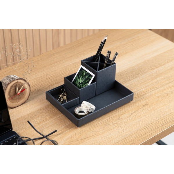Lena sötétszürke 4 részes asztali írószertartó - Bigso Box of Sweden-image-3