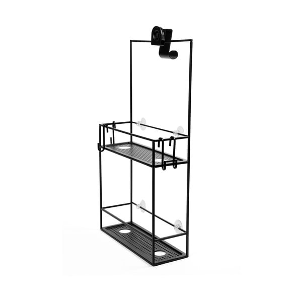 Fekete függő acél fürdőszobai polc Cubiko – Umbra-image-3