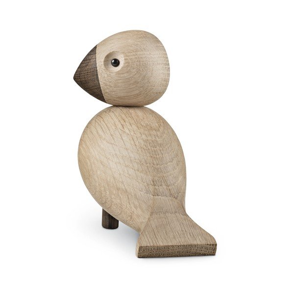 Bojesen Denmark Songbird Alfred dekorációs figura tömör tölgyfából - Kay-image-2