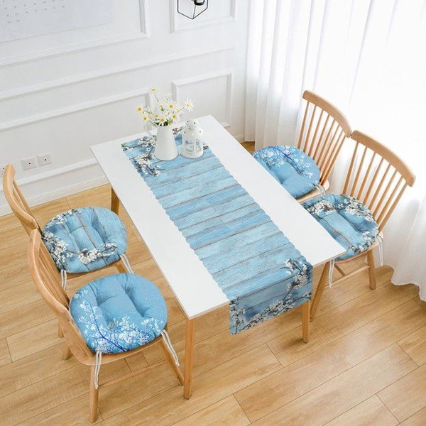 Asztali futó és székpárna szett 5 db-os – Mila Home-image-1