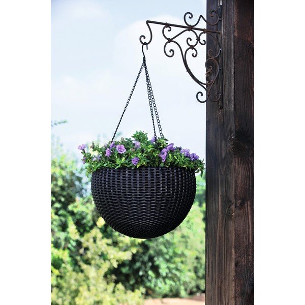 Műanyag függő virágcserép ø 35 cm Hangingsphere – Keter-image-1