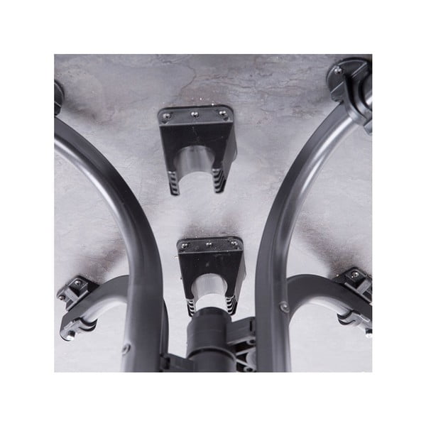 Fém kerek kerti étkezőasztal ø 70 cm Pizarra – Dajar-image-3