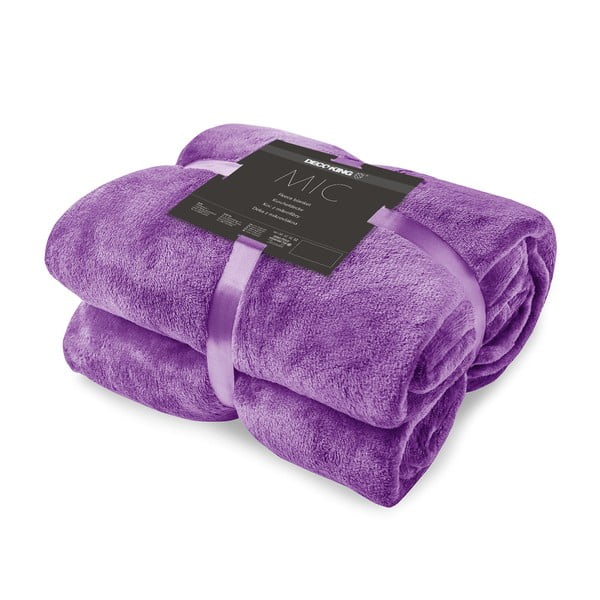 Mic Nina lila mikroszálas takaró, 70 x 150 cm - DecoKing-image-4
