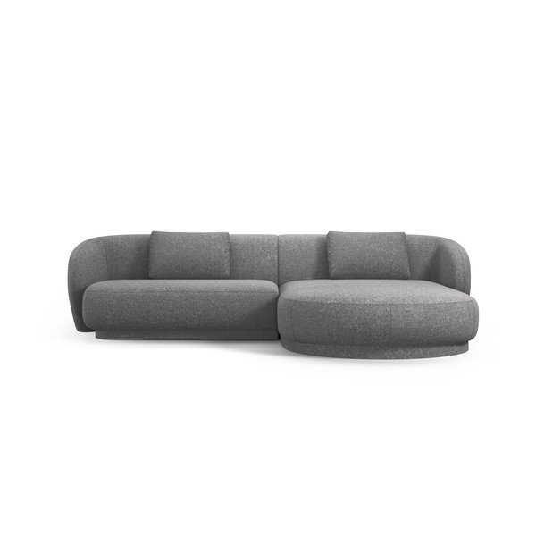 Szürke sarokkanapé Camden – Cosmopolitan Design