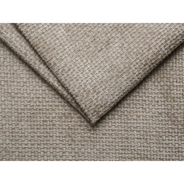 Bézs kárpitozott franciaágy ágytámla nélkül 140x200 cm Whale – Micadoni -image-3