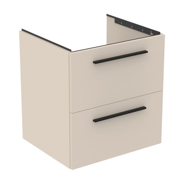 Krémszínű fali mosdó alatti szekrény 60x63 cm i.Life B – Ideal Standard-image-2