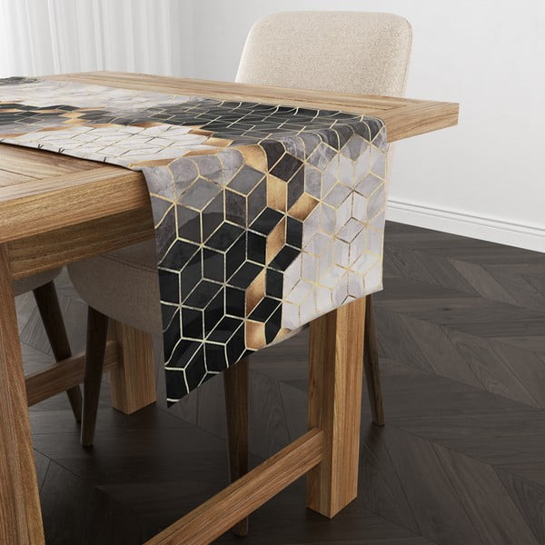 Asztali futó 140x45 cm Optic - Minimalist Cushion Covers-image-1