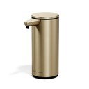 Matt aranyszínű automata acél szappanadagoló 266 ml – simplehuman