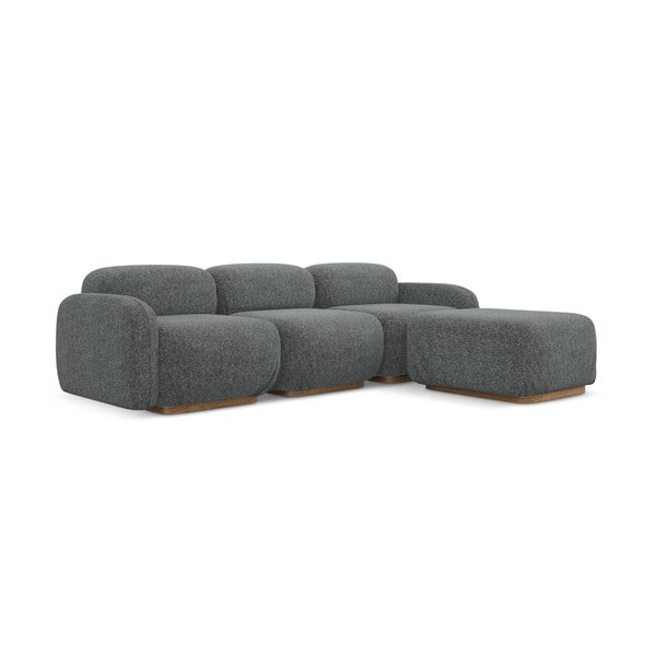 Szürke moduláris sarokkanapé (variálható sarok) Ailani – Makamii-image-1