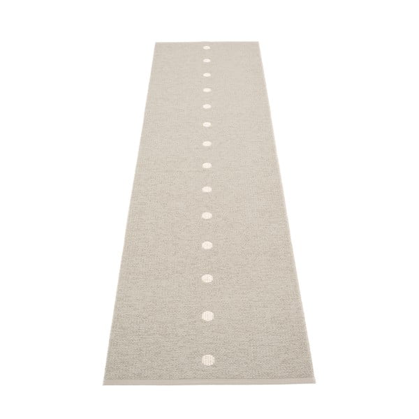 Bézs-krémszínű kültéri-beltéri futószőnyeg 70x280 cm Peg Linen Vanilla – Pappelina
