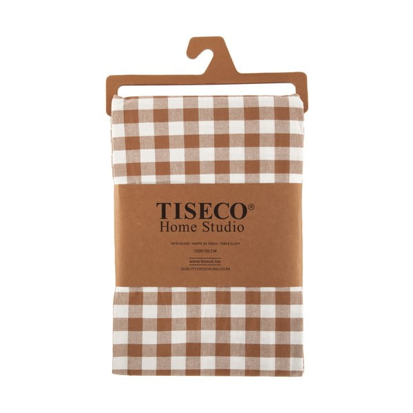 Pamut asztalterítő 150x150 cm Gingham – Tiseco Home Studio-image-2