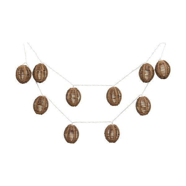 Elemmel működő LED fényfüzér, izzók száma 10 db, hosszúság 180 cm Carlisle – House Nordic