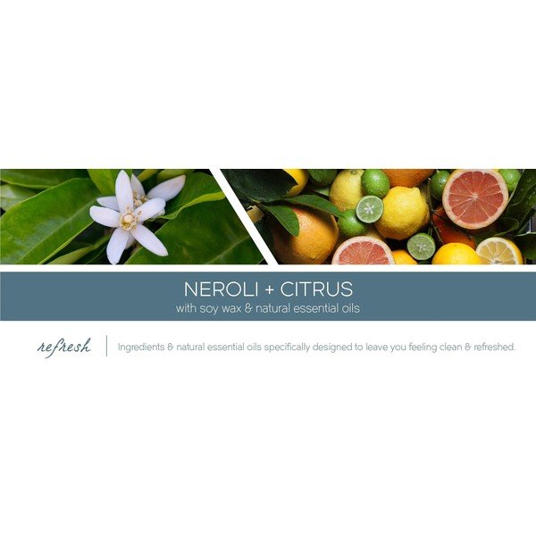 Neroli & Citrus illatgyertya üvegben, égési idő 60 óra - Goose Creek-image-2