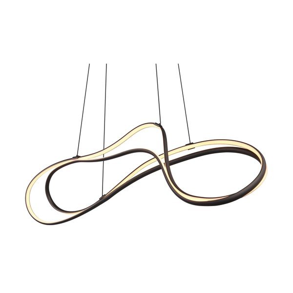 Fekete LED függőlámpa fém búrával Nala – Trio Select-image-1