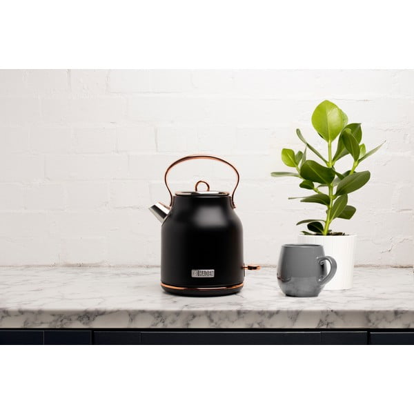 Fekete vízforraló 1,7 l Heritage - Haden-image-1