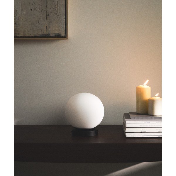Fehér-fekete fém fali lámpa ø 15 cm Brisia – Kave Home-image-1