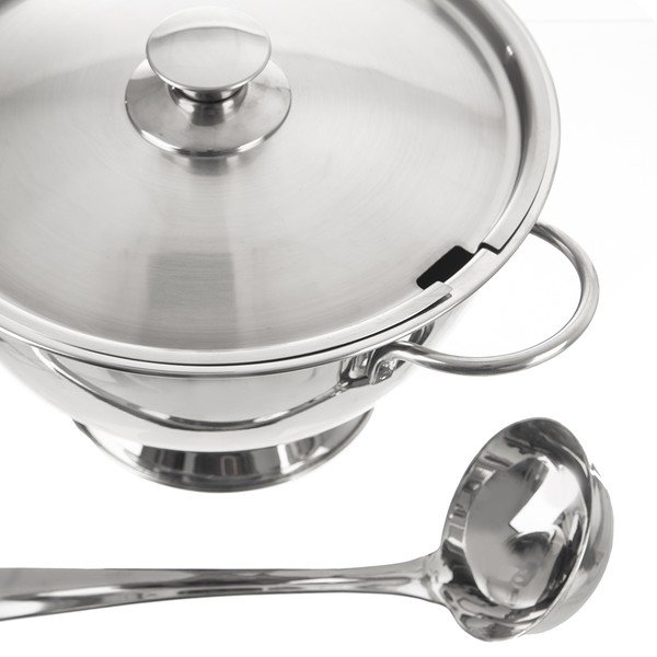 Ezüstszínű rozsdamentes acél tál ø 26 cm – Orion-image-3