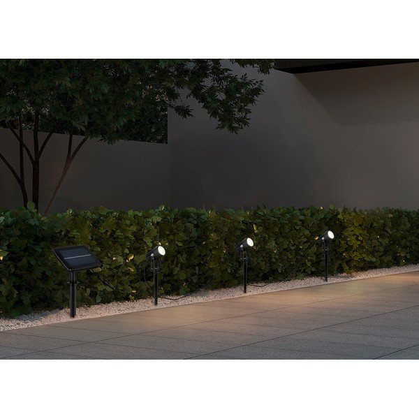 Napelemes LED talajba szúrható kültéri lámpa Obidos – Trio-image-1