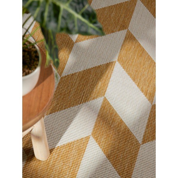 Okkersárga-krémszínű kültéri-beltéri szőnyeg 160x230 cm Haringey Terrick – Ted Baker-image-4