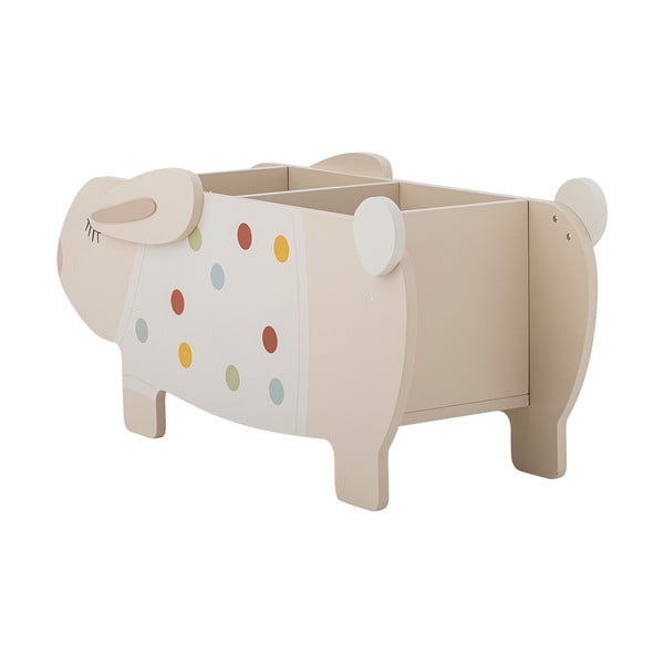 Krémszínű gyerek könyvespolc 87x38x32 cm Villja – Bloomingville Mini-image-3