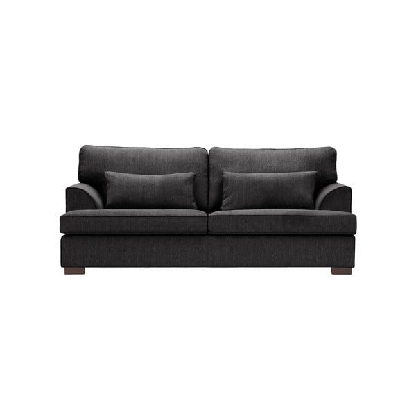 Ferrandine antracit szürke 4 személyes kanapé fekete szegéllyel - Rodier