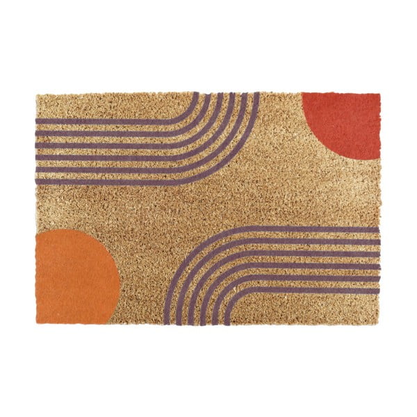 Kókuszrost lábtörlő 40x60 cm Colour Abstract – Artsy Doormats