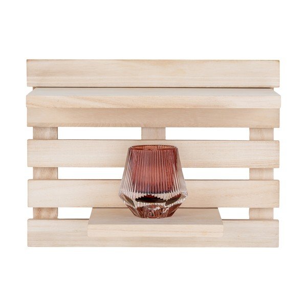 Natúr színű többszintes paulownia fali polc Odessa – House Nordic-image-2