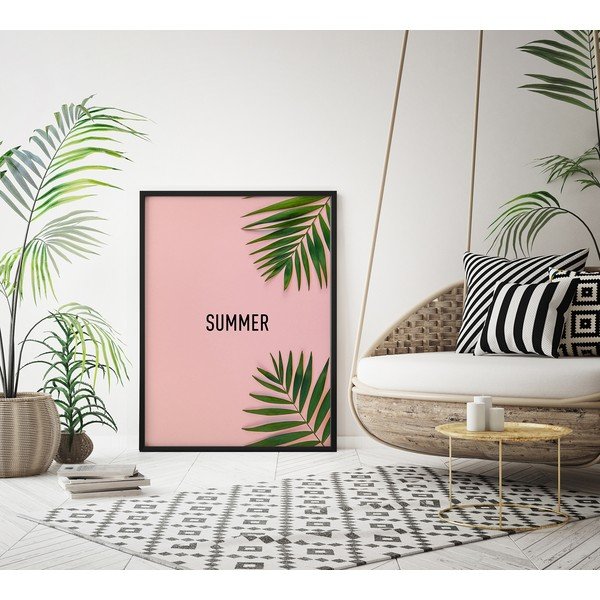 PINK/SUMMER keretezett fali kép, 70 x 100 cm-image-2