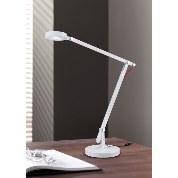 Fehér LED asztali lámpa hajlítható szerkezettel (magasság 90 cm) Amsterdam – Trio-image-2
