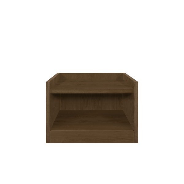Sötétbarna komód tömörfa lábakkal, 125 x 49 cm Mara - TemaHome-image-1