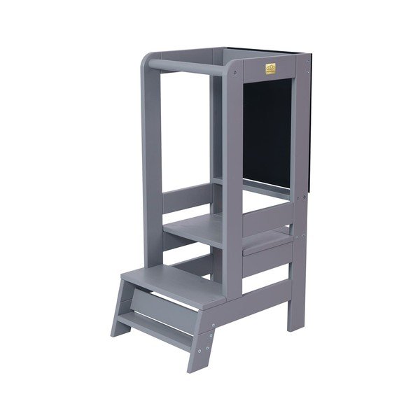 Szürke borovi fenyő tanulótorony Montessori – Meowbaby