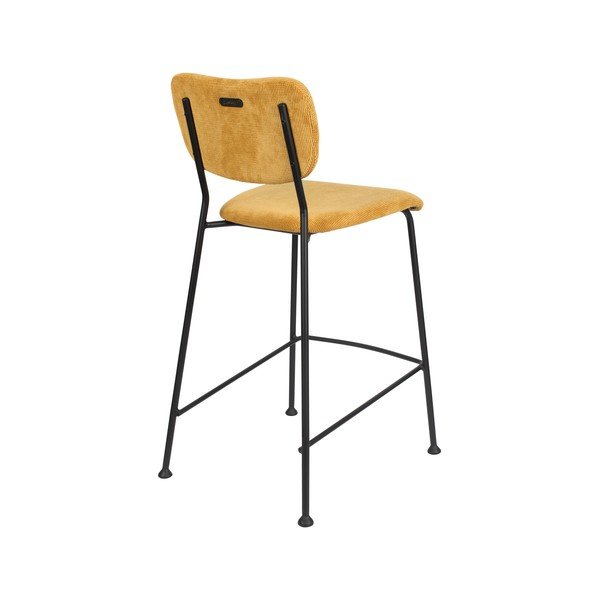 Okkersárga bárszék szett 2 db-os 92 cm Benson – Zuiver-image-3