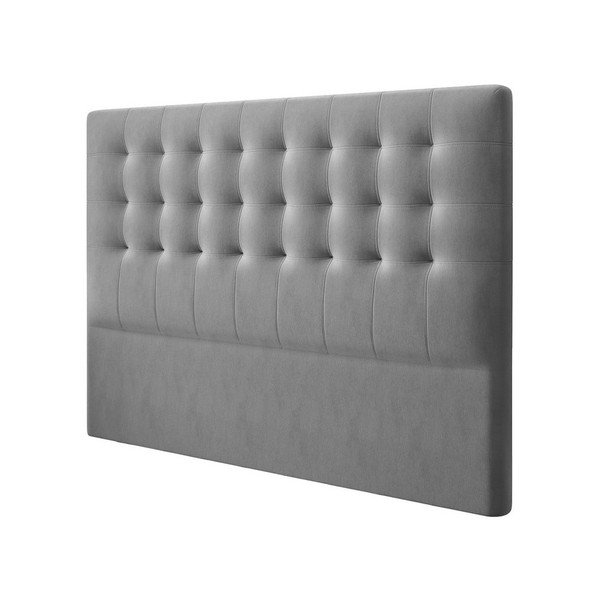 Athena szürke ágytámla bársony kárpittal, 140 x 120 cm - Windsor & Co Sofas-image-2