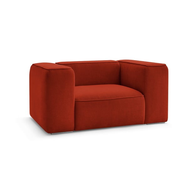 Téglavörös fotel Zephyr – Bobochic Paris