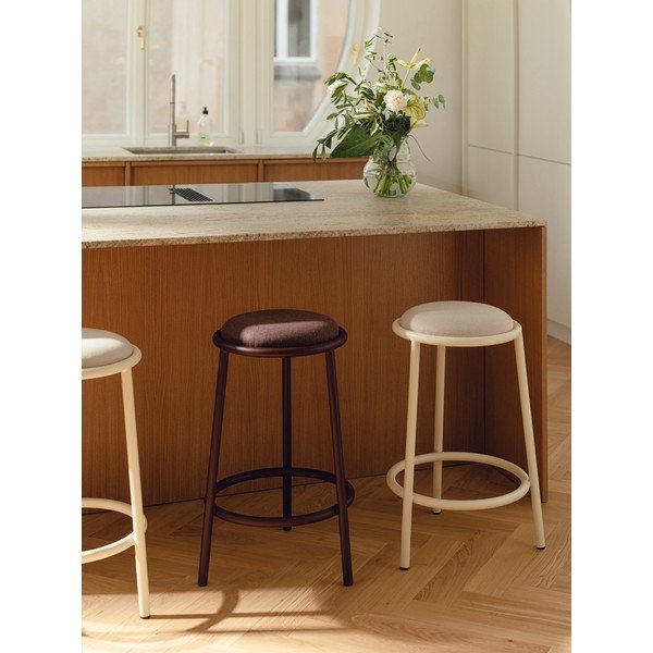 Bézs fém bárszék (ülésmagasság 68 cm) Hogo – noo.ma-image-1