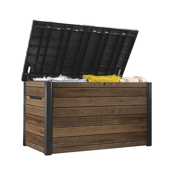 Barna műanyag kerti tárolódoboz Signature – Keter-image-2