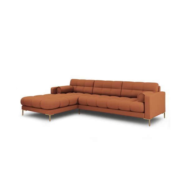 Téglavörös sarokkanapé (bal oldali) Bali – Cosmopolitan Design-image-3