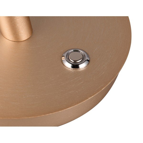 Aranyszínű LED asztali lámpa fém búrával (magasság 56 cm) Nala – Trio Select-image-1