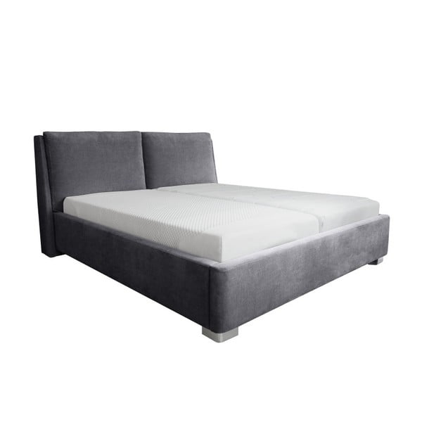 Vicky szürke kétszemélyes ágy, 180 x 200 cm - Mazzini Beds