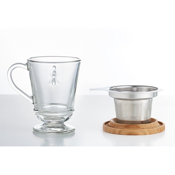 Üveg bögre szűrővel 270 ml Abeille – La Rochére-image-4
