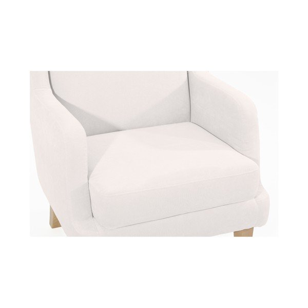 Bennet Suede krém színű füles fotel - Max Winzer-image-2