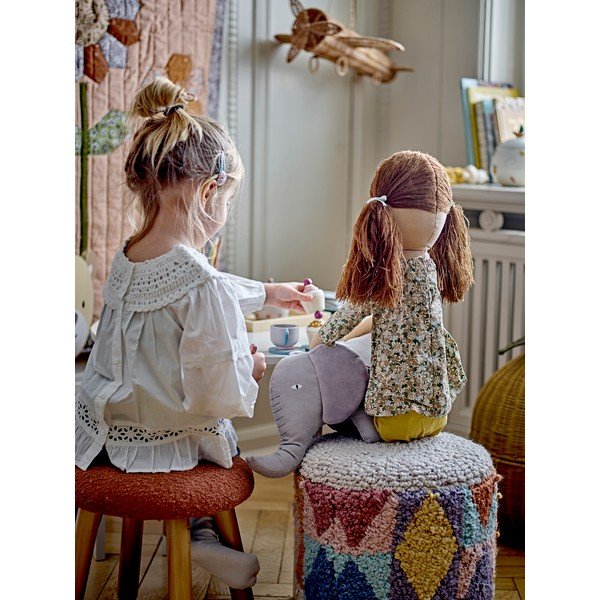 Buklé gyerek puff Miaki – Bloomingville Mini-image-4