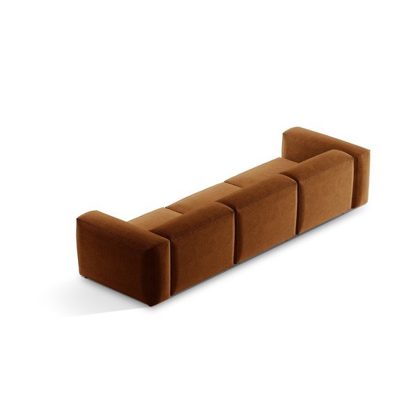 Téglavörös kanapé 364 cm Bergamo – Cosmopolitan Design-image-4